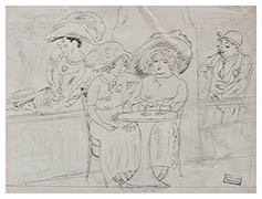 Jules Pascin Au Cafe 1906